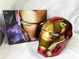 New 1:1 Iron Man Mk50 Figures Wearable Voice-Activated Deformation Helmet Around Marvel Animation Derivatives Model Toy Gift