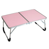 Folding Laptop Desk, Portable Foldable Camping Table, Mini Picnic Table with Storage Space, Lap Desk Reading Holder for Anywhere