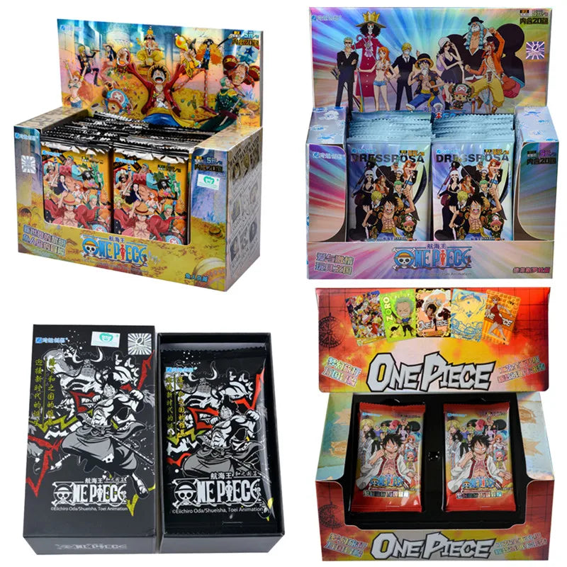 Genuine Anime ONE PIECE Card Luffy Quality Cards Zoro Nami Chopper Franky Collections Card Game Collectibles Battle Card Toy