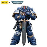 JOYTOY Warhammer 40k Action Figure Ultramarines Primaris Company Champion Parnaeus Veteran Intercessor Anime Military Model Toy