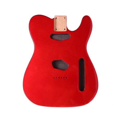 High- quality TL guitar body Alder Metal Red DIY Finish electric guitar part for Telecaster