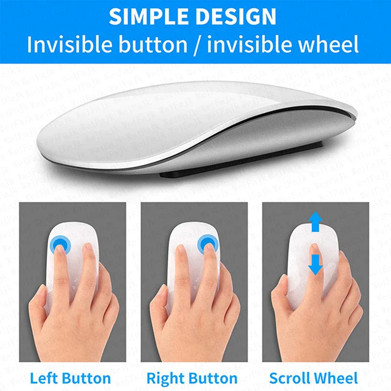 For Apple Original Wireless Bluetooth Magic Mouse For Macbook Pro Air Mini Laptop Tablet PC iPad Gaming Ergonomico Touch Mouse