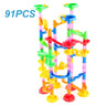 Marble Run Race Track Building Blocks Kids 3D Maze Ball Roll Toy DIY Educational Marble Run Race Coaster Set For Children Gifts