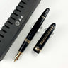 Wingsung 629 Piston Filling Classics Fountain Pen Best Black & Blue Acrylic Resin Business Office Writing Ink Pens With Box