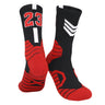 $19.99 5 Pairs Men's Athletic Crew Socks Performance Thick Cushioned Sport Basketball Running Training Compression Sock