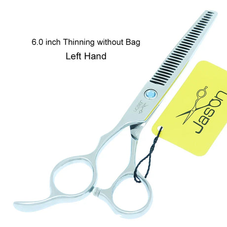 Jason 5.5/6 Inch Left Hand Barber Hair Scissors Professional Hairdressing Cutting Scissors Thinning  Shears Salon Tools A0045D