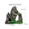 Large Resin Aquarium Fish Tank Mountain View Oranment Decor Rockery Landscape Rock Hiding Cave Tree Decoration