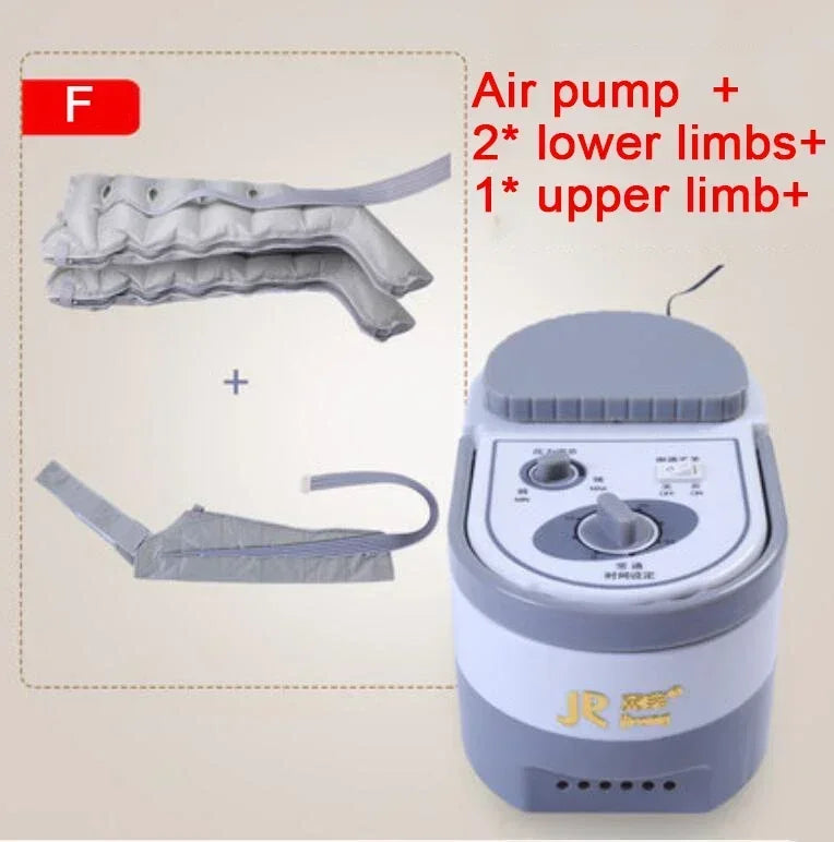 Professional Circulating Air Pressure Leg Massage Instrument with Acupressure Relaxation Treatment for Calf Foot Waist Arm Thigh