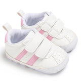 Pink Baby Shoes Princess Fashion Sneakers Infant Toddler Soft sole Anti Slip First Walkers 0-1 year old baby Christening Shoes