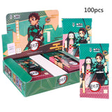 Original Demon Slayer Cards Nezuko Tanjiro Trading Card Game Flash Card Collection Toy Children's Gift