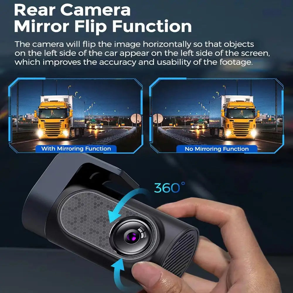 AZDOME M550 Pro Car DVR 4K Three Cameras Dash Cam 5G WiFi GPS Front Inner Rear Lens Video 3 Channel Camera 24H Parking Monitor