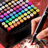 Kids Drawing Toys Double Headed Art Marker Pen Set for Draw Sketching Alcohol Oily Based Markers Graffiti Manga Supplies