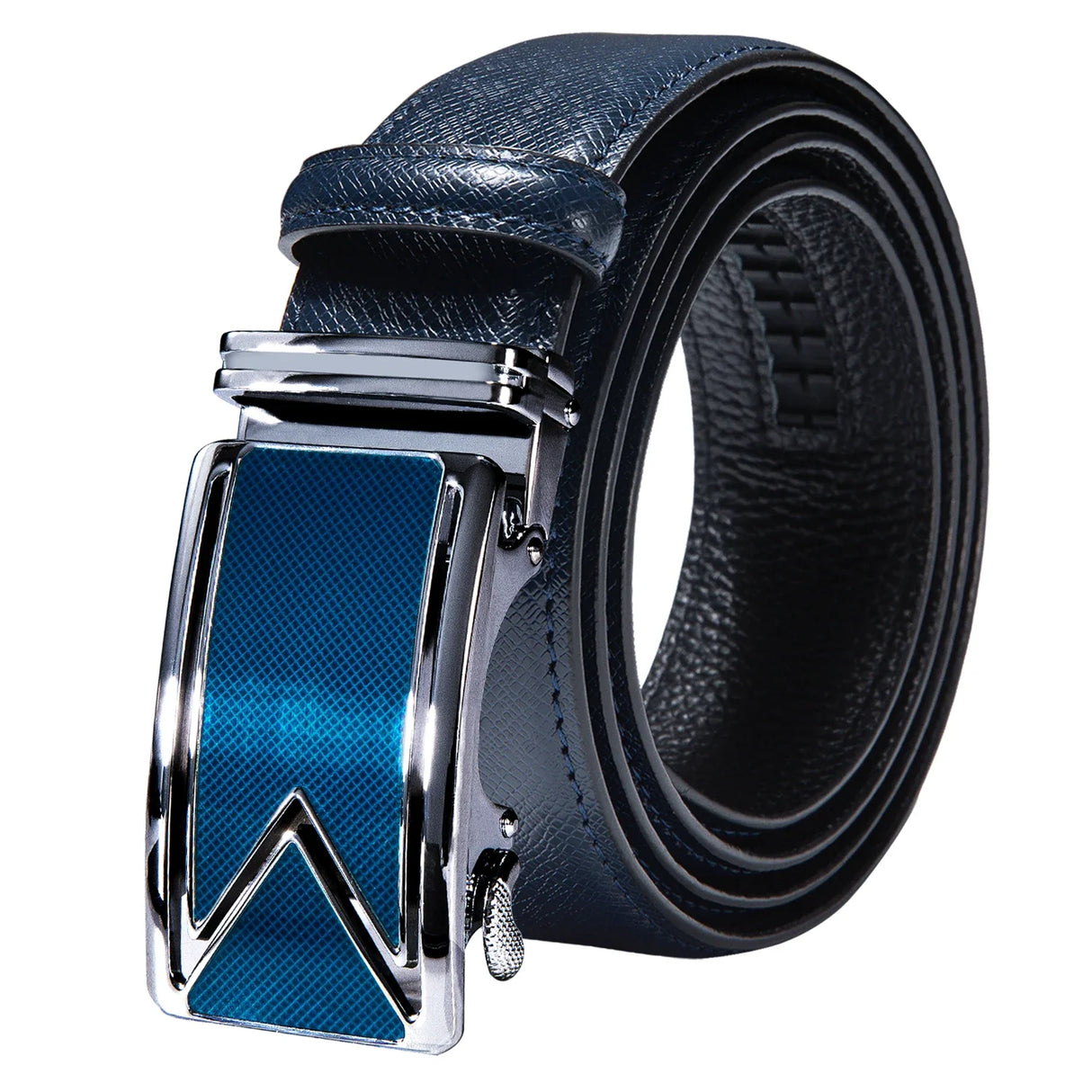 High Quality Mens Belts Black Brown Blue White Green Leather Straps Casual Gold Automatic Buckles Waistband Belt for Men Wedding