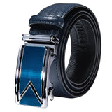 High Quality Mens Belts Black Brown Blue White Green Leather Straps Casual Gold Automatic Buckles Waistband Belt for Men Wedding