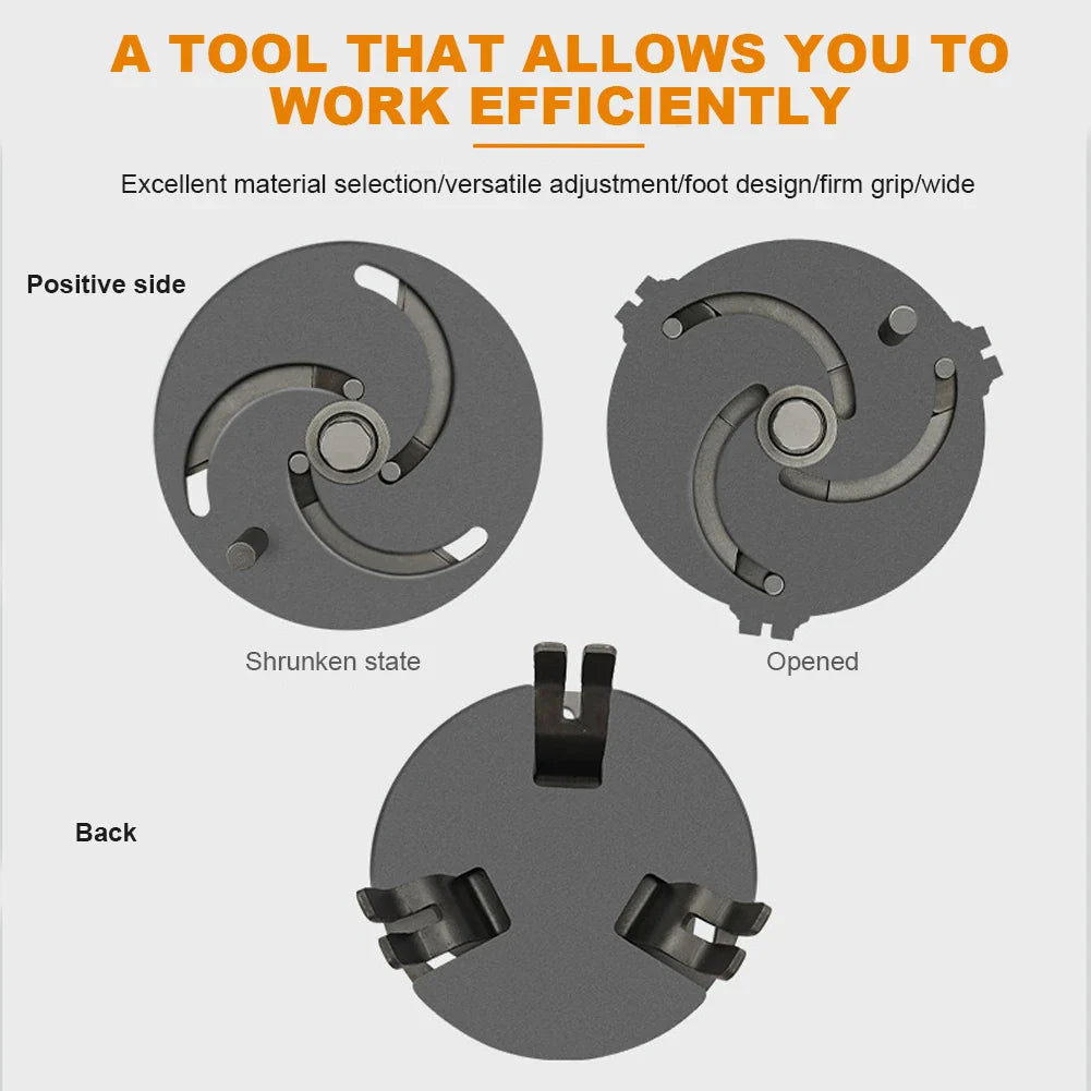 Petrol Pump Cover Removal Tool Three-Jaw Pump Cap Removal Tool Anti-rust Oil Cover Pump Cap Spanner Automobile Disassembly Tools