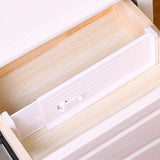 Retractable Drawer Divider Adjustable Thickened Plastic Household Storage Cabinet Drawer Wardrobe Divider Kitchen Organizador