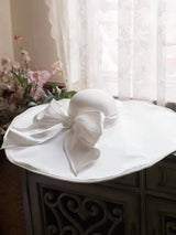 In Stock White Plus size Wedding hats for women elegant Bride wedding accessories Bride hats