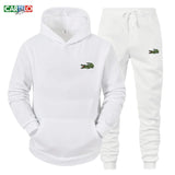 2023 CARTELO High Quality Men's Suit Fashion Casual Tracksuit Hoodie Pullover Sports Clothes Sweatshirt Jogging Set