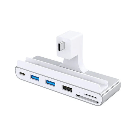 6 in 1 Type C USB C Hub TF SD Card Reader for iMac Suface Pro 7 iPad Hub Docking Station USB C for Laptops Support SD TF Card