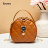 Women Chain Shoulder Bags Round Handbags Ladies Cute Cat PU Leather Female Crossbody Messenger Bag