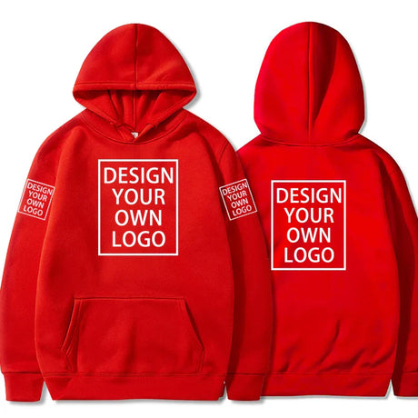 Customized Men Sweatshirt Pullovers Men's Pullovers Custom Hoodie Personalized Logo Badges Custom Top Unisex Sweetshirts S-4XL