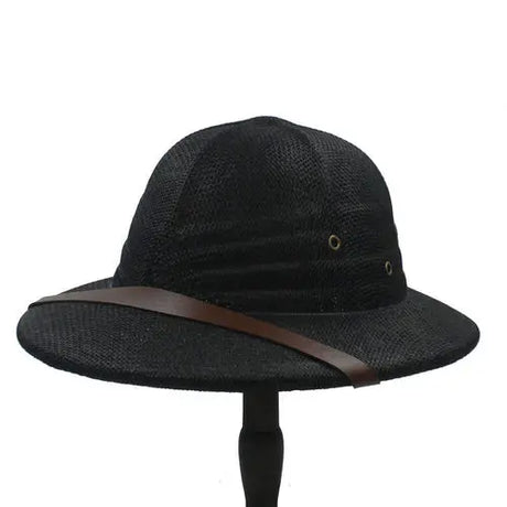 Y2k Parent-child Summer Straw Helmet Pith Sun Hats For Child Women Vietnam War Army Dome Hat Safari Jungle Miners British Cap