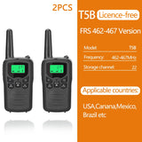 2/4/6 PCS ABBREE Walkie Talkie PMR/FRS UHF Mini Radio Up to 8 KM Range Handheld Ham Two Way Radio Communicator Transceiver