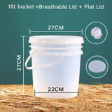 & Bucket For Brewing Barware Container With Fermentation Home Fermenter Making Beer Kit Airlock Equipment Wine