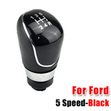 5 6 Speed MT Gear Shift Knob Shifter Lever Gaiter Boot Cover For Ford Focus 2 Mondeo MK2 2004-2011