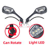 CVK RearView Mirror LED Light For Suzuki GSXR600 GSXR750 GSXR1000 K5 K6 K7 K8 2005 2006 2007 2008 2009 2010 Rear View Mirrors