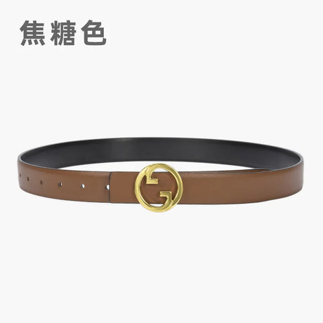 New Women‘s Belt Genuine Leather Belts For Women Female Gold Pin Buckle Strap Fancy Vintage for Jeans Dropshipping