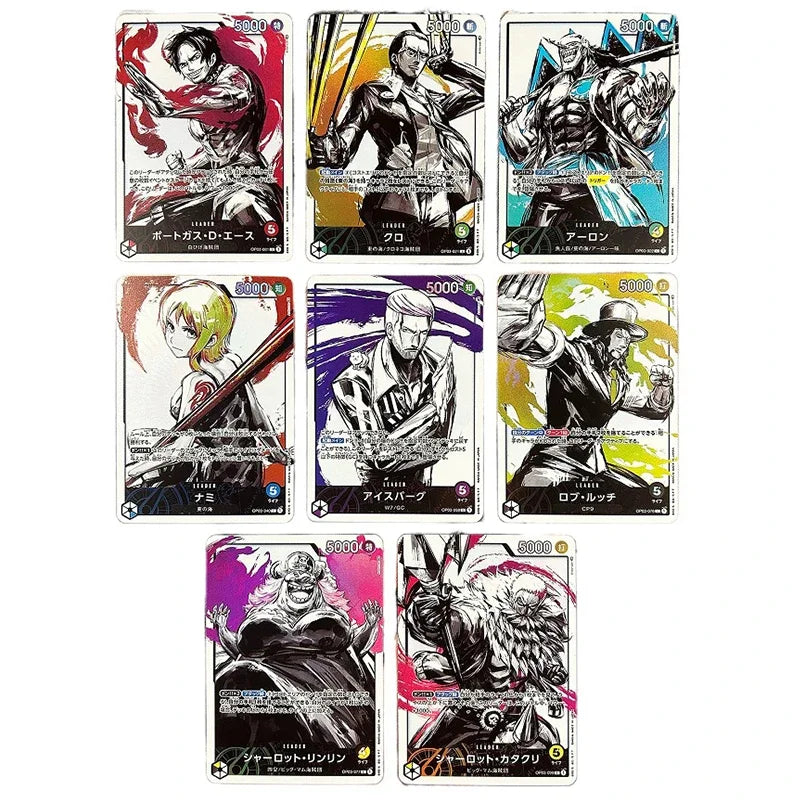 54pcs/set One Piece TCG OPCG OP03 Card Game Usopp Luffy Ace Nami Zoro Sanji Japanese Version Replica Game Anime Collection Cards