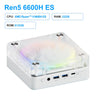 Genmachine AMD R5 6600H ES New Mini PC Windows 11 WiFi 6 Gaming PC DDR5 4800MHz 4.2GHz CPU M.2 SSD Display Computer Support 4K