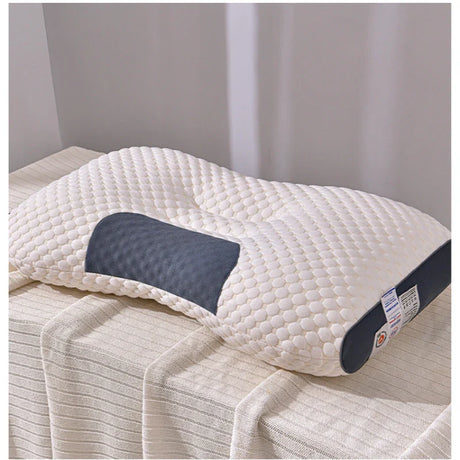 Orthopedic Reverse Traction Pillow Protects Cervical Vertebra and Helps Sleep Single Neck Pillow Can Be Machine Washable 48X74cm