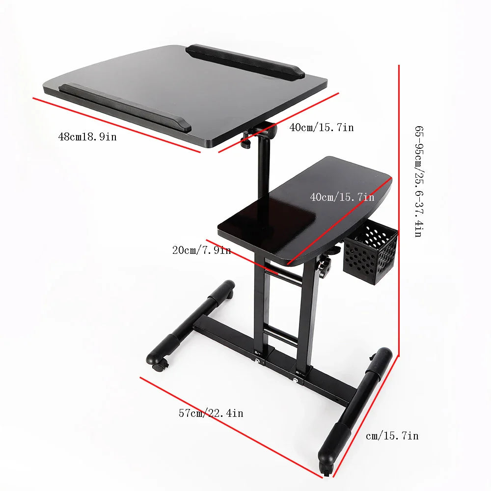 Adjustable Tattoo Station Table Rolling Tray Tattoo Workstation for Tattoo Studio Beauty Salon Medical Shop Salon Furniture