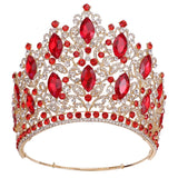 Luxury High Quality Royal Queen Wedding Crown for Women Large Crystal Banquet Tiara Party Costume Hair Jewelry Accessories