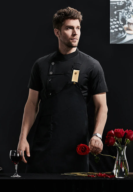 2023 New Chef Clothes Uniform Restaurant Kitchen Cooking Chef Coat Waiter Work Jackets Professional Uniform Overalls Outfit