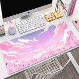 Kawaii Gaming Mouse Pad Large Mousepad Computer Game Keyboard Laptop Mouse Mat 400x900 Anime Desk Mats Play CS GO LOL Mause Pad