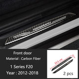 Accessories Door Sill Scuff Plate Guards Protector Sticker For BMW X1 X5 X6 E70 E71 E84 E90 F10 F15 F16 F20 F25 F26 F30 F34 F36