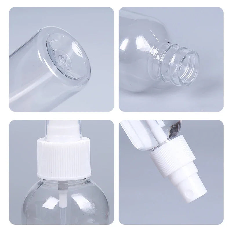 20Pcs Spray Bottle 10/20/30/50/60/80/100/120/ml Plastic Refillable Bottles Mist Perfume Atomizer eMakeup Travel Accessories