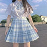 Japanese School Uniform Korean Student JK Seifuku Blouse Pleated Skirt Sailor Full Set Girl Plaid Skirt Pink Uniforms for Woman