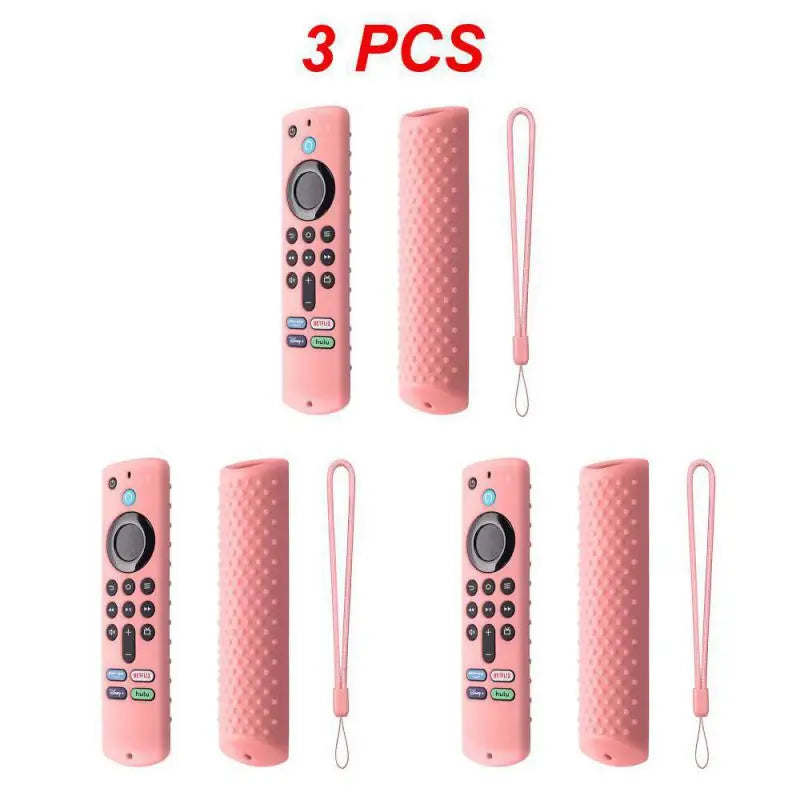 1~4PCS For Amazon Fire TV Stick 4K TV Stick Remote Silicone Case Protective Cover Skin Remote Control Protection Silicone Cover