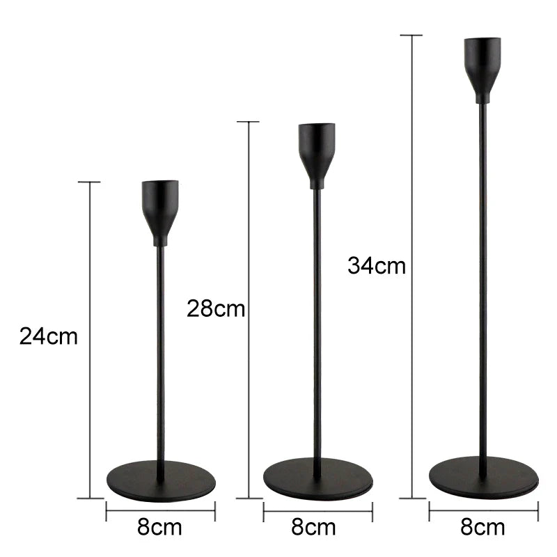 1 Set European Metal Candle Holder Exquisite Candlestick Candelabra Vintage Golden Wedding Decoration Home Living Room Decor