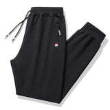 Newest Mens Knitted Sweat Joggers Elastic Waist Jogging Pants Men Sport Long Fitness Sportswear Trousers Plus Size 8XL