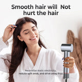 Professional Hair Dryer 5 In 1 Hair Styler Hot Air Brush High Speed Blow Dryer Air Blower Brush Automatic Hair Curling Iron