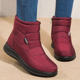 2023 New Thick Plush Winter Keep Warm Boots for Women Non-slip Waterproof Snow Boots Woman Flat Heels Warm Cotton Padded Shoes