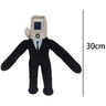 Newest Skibidi Toilet Clockman Titan TV Man Speakerman Plush Toys Horror Game Cartoon Stuffed Doll Kids Birthday Christmas Gifts