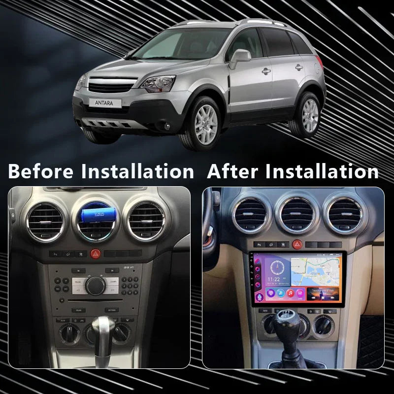 QSZN For Opel Antara 2008-2013 Car Player Stereo Radio Multimedia Navigation Carplay Intelligent System Bluetooth Android 13