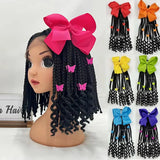 Black Africans Little Girl Passion Twist Headband Wig Children's Hair Accessories Baby Headdress Kids Jewelry Ornaments Headgear