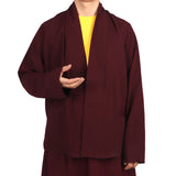 Lamaism Costume Monk Clothes Tibetan Buddhism Costume Guru Clothes Single Layer Cotton And Hemp Top Tibetan Monk Clothing 2023